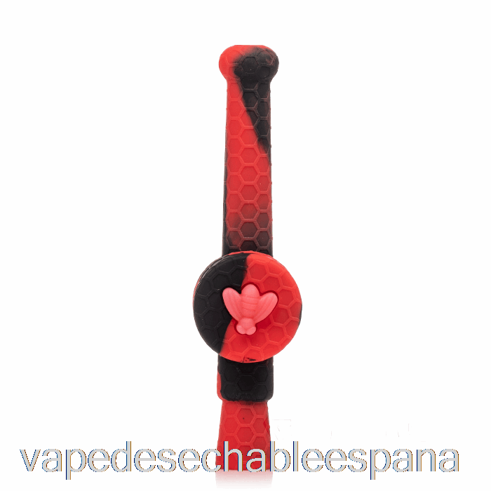 Vape Desechable España Stratus Recuperador Miel Cazo Silicona Dab Paja Carmesí (negro/rojo)